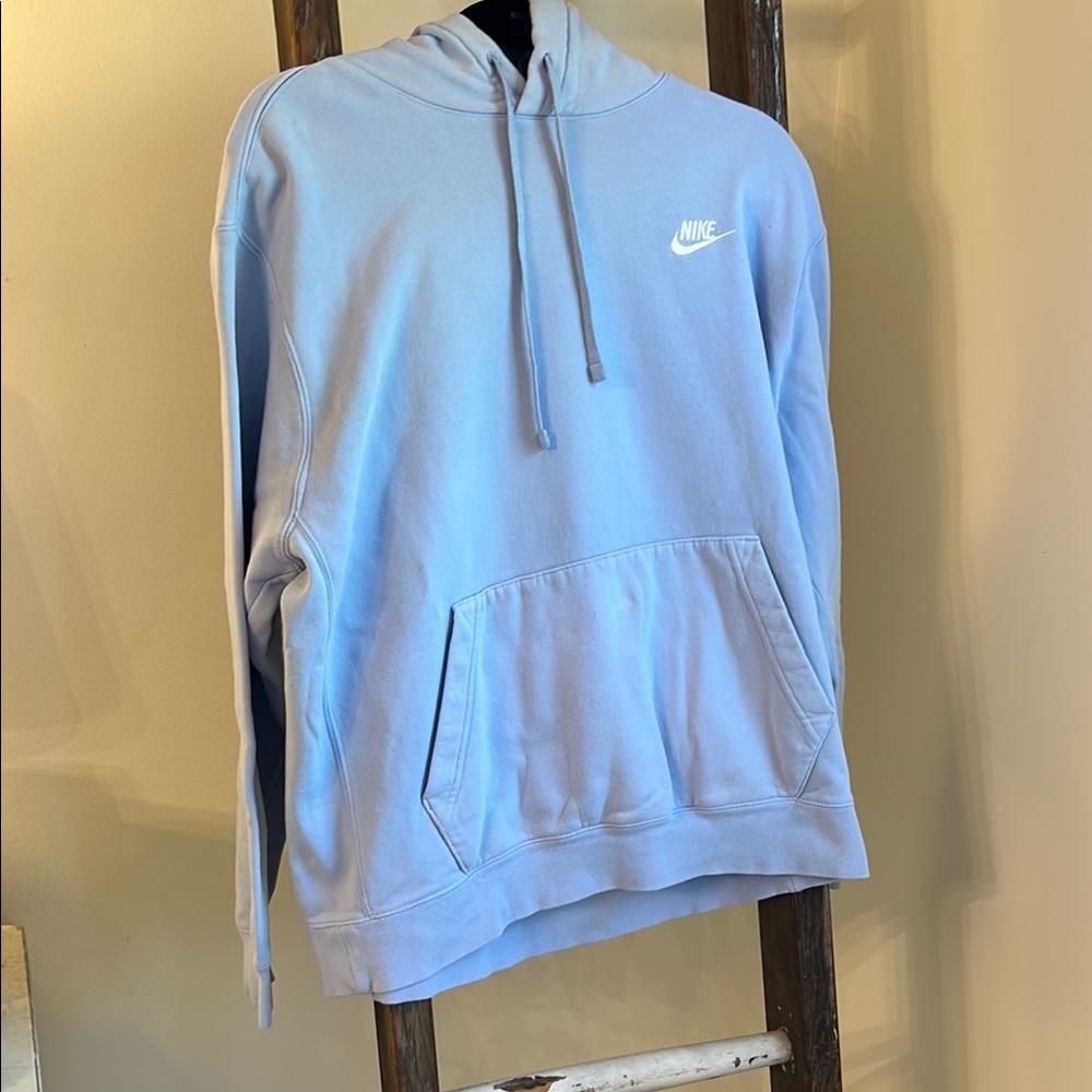 Nike Kids Light Blue/Purple Hoodie | Youth L
